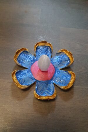 Tisk 3D MANI PEME symbol harmonie a osvícení - Diamant v Lotusu 112mm*52mm